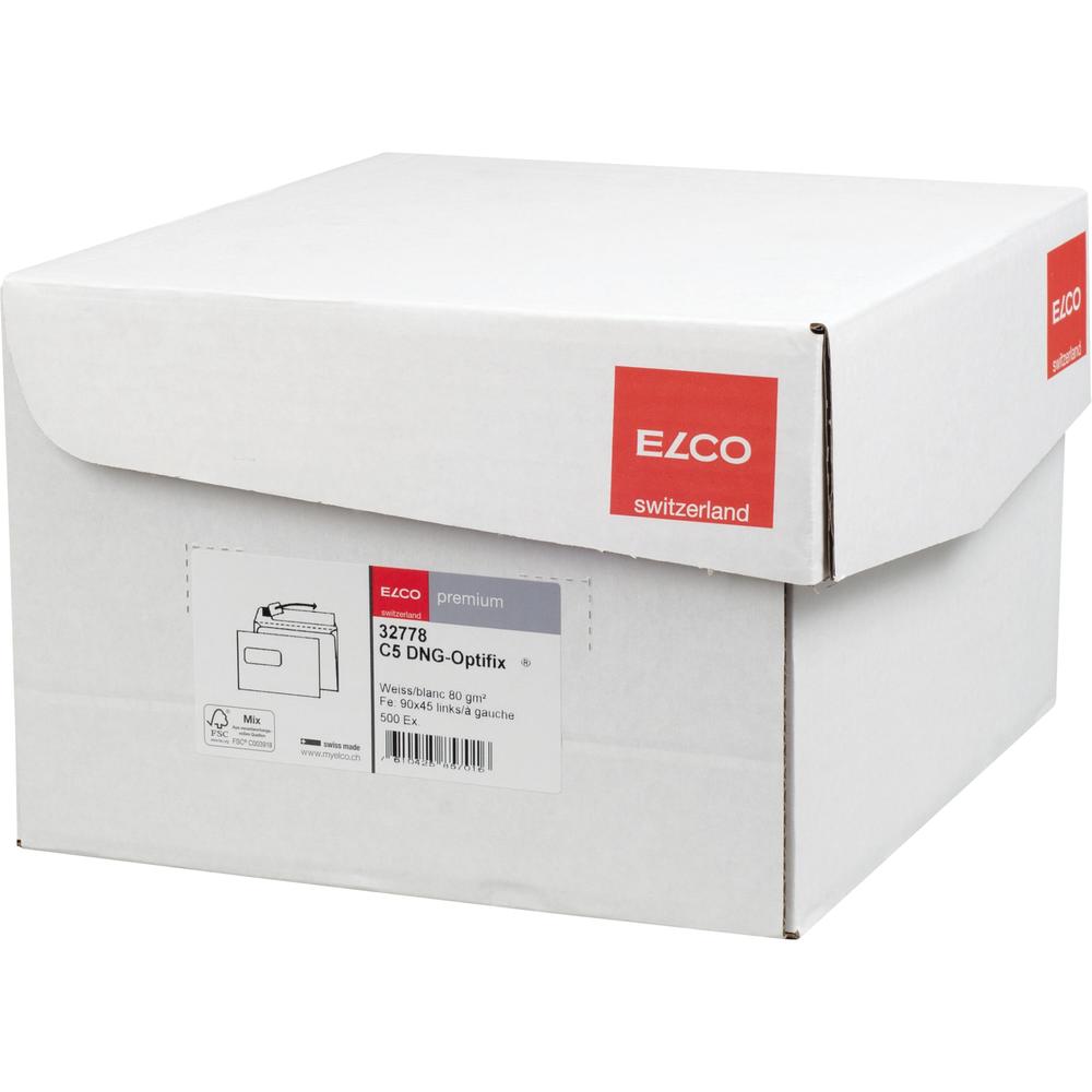 ELCO Briefumschlag premium 32778 C5 80g hk mF weiß