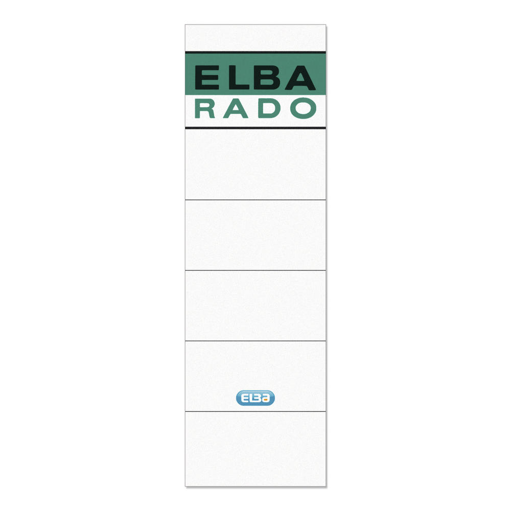 ELBA Ordneretikett 100420947 kurz/breit sk gn/ws