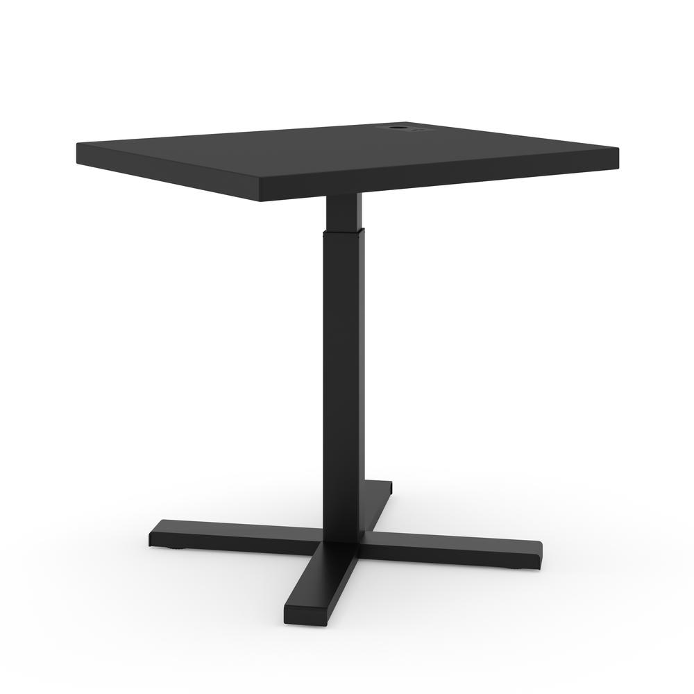 Höhenverstellbarer Schreibtisch Basic ELEMENTS | Schwarz | Schwarz