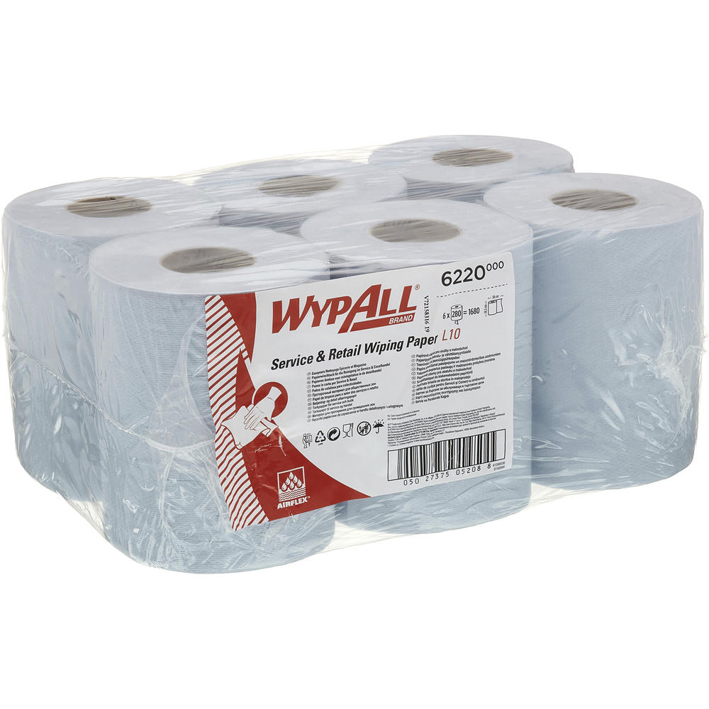 WYPALL Wischtuch Reach 6220 1lagig blau 6x280