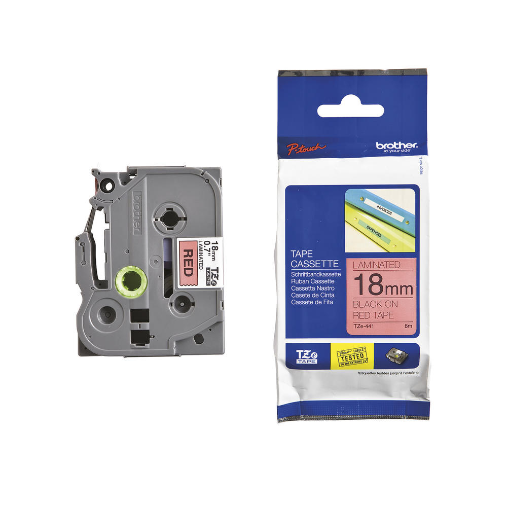 P-touch Schriftbandkassette TZE441 18mmx8m