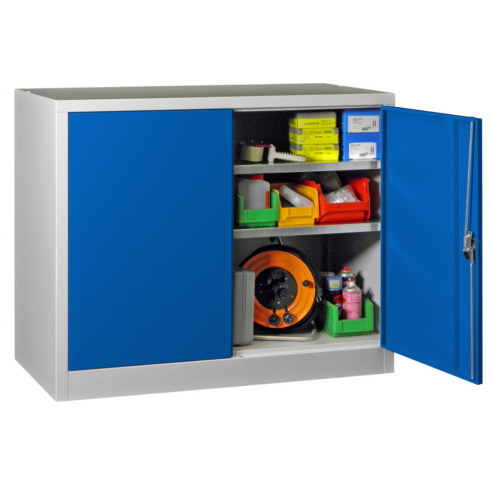 Beistellschrank SYSTEM T 1200 | Enzianblau RAL 5010 | 1200 | 600