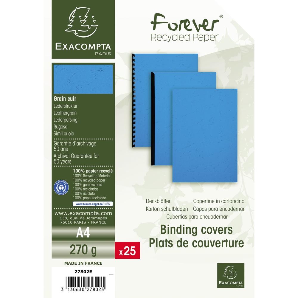 Exacompta Einbanddeckel Evercover 27802E blau