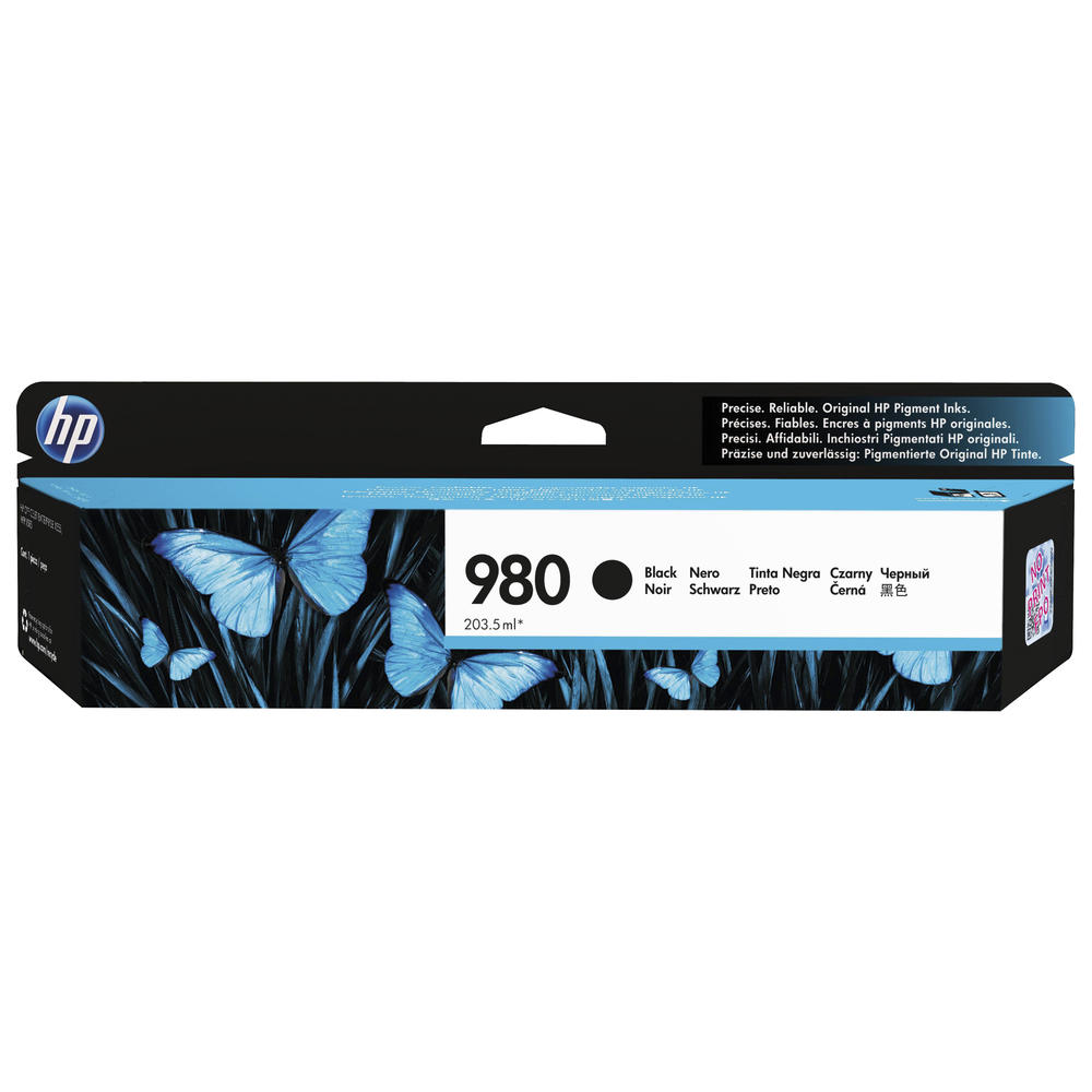 HP Tintenpatrone D8J10A 980 10.000Seiten schwarz
