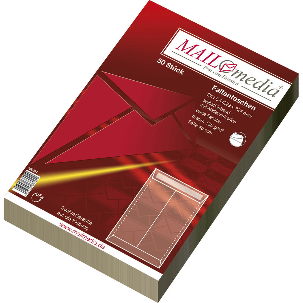 MAILmedia Faltentasche 30002481 C4 oF hk 130g br