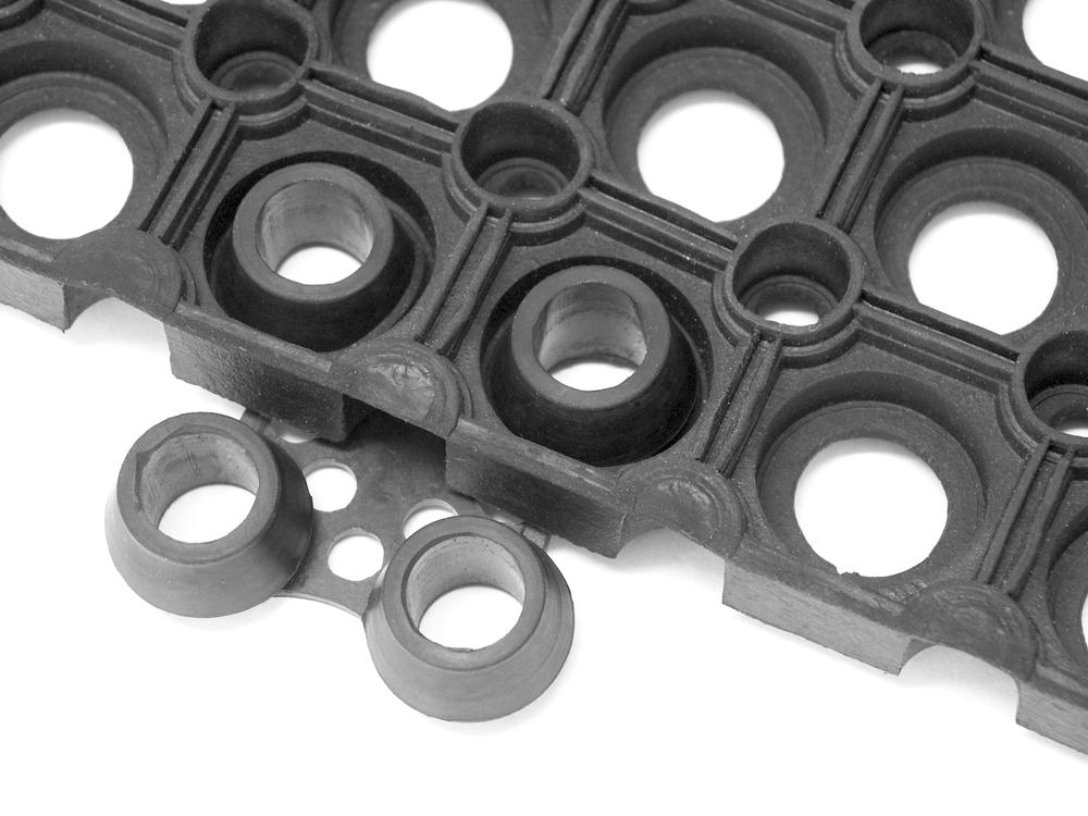 Verbindungselemente für Ringgummi-Matte