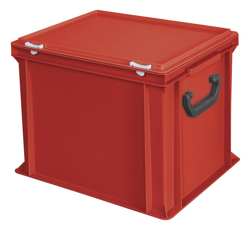 Euronorm-Koffer | Rot | B 300 x H 330 x L 400 mm | 31,00