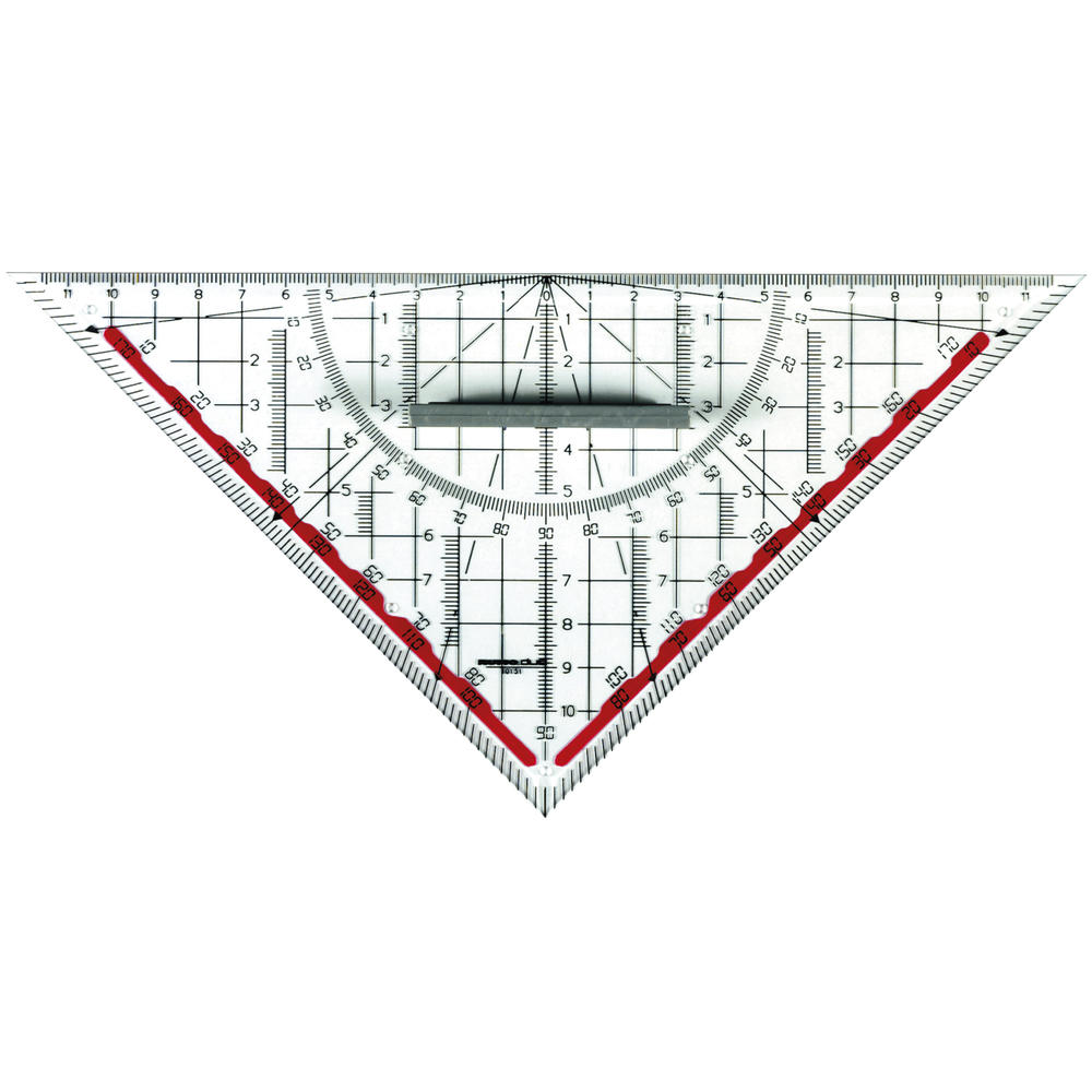 RUMOLD Geometriedreieck 10151 25cm Kunststoff