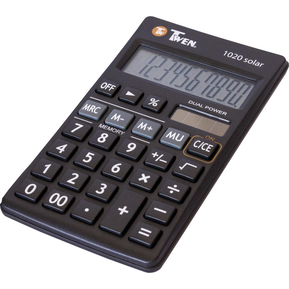 TWEN Taschenrechner TW 1020 584 schwarz