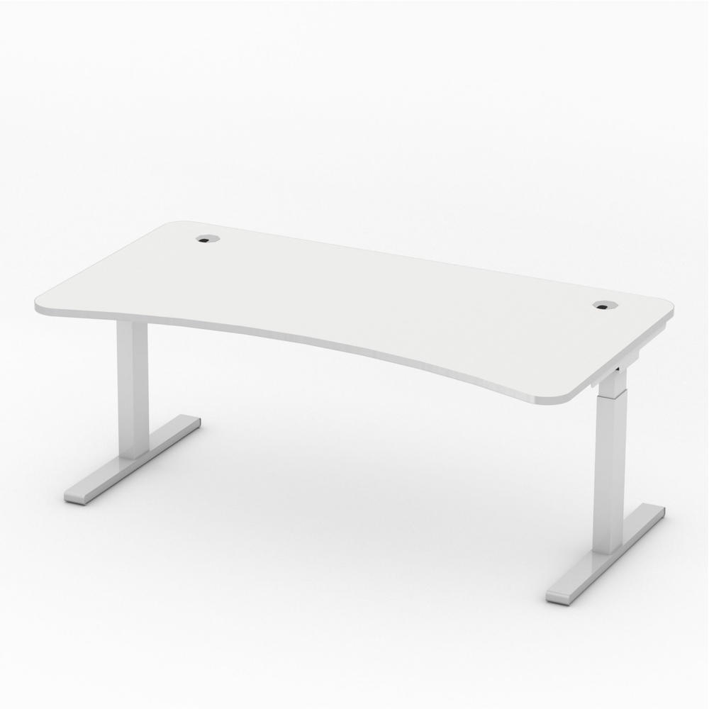 Schreibtisch Cockpitform iMODUL | Weiß | 1800 | Cockpit