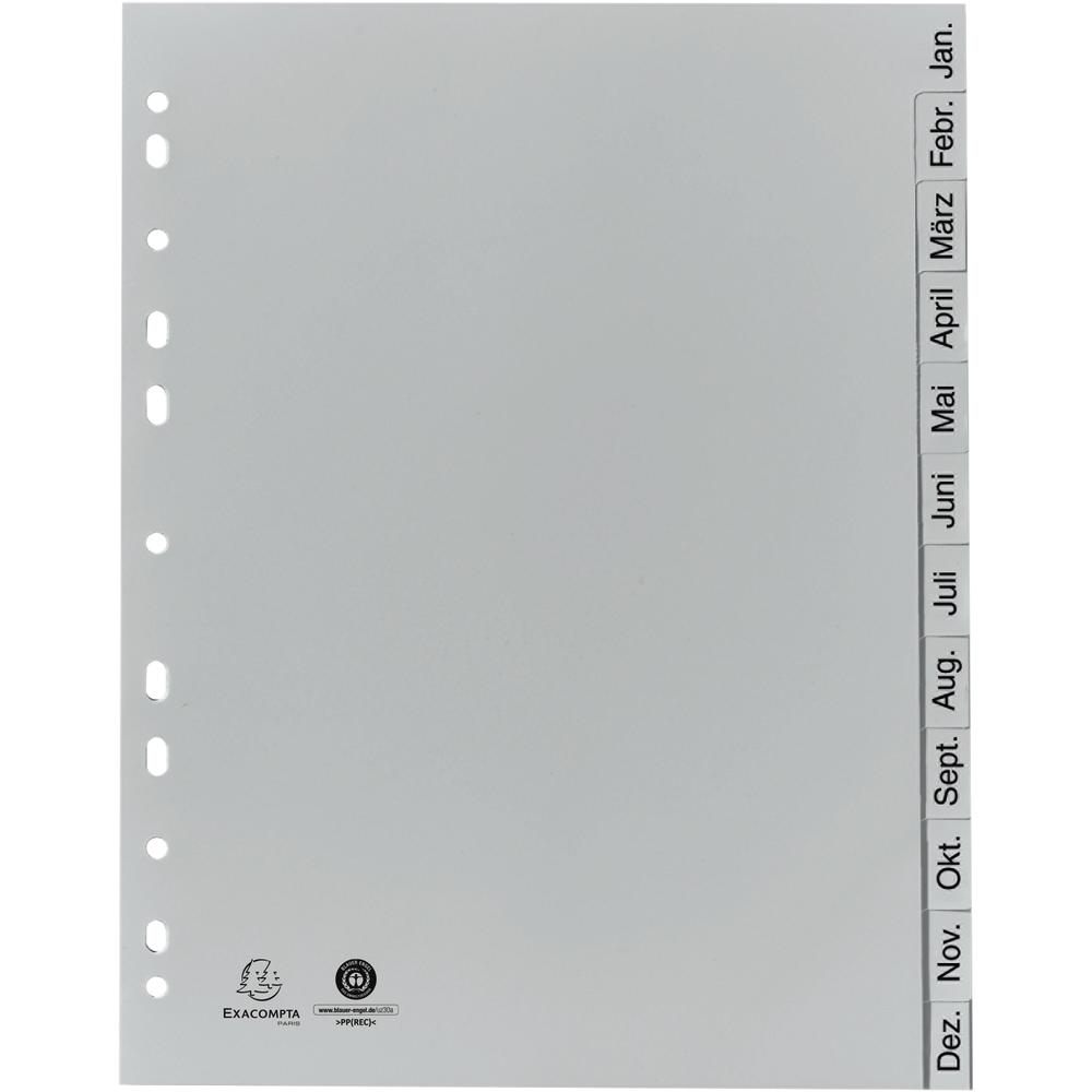 Exacompta Register 1812B DIN 4A 12tlg Jan-Dez PP