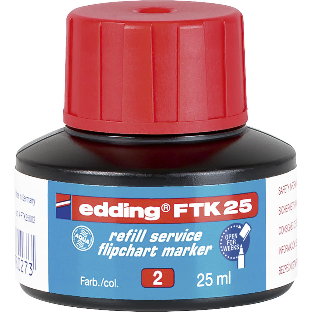 edding Nachfülltusche 4-FTK25002 25ml rot