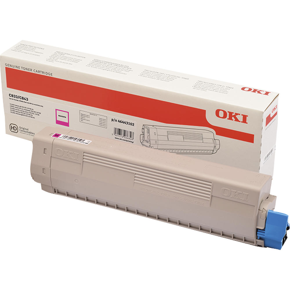 OKI Toner 46443102 10.000Seiten magenta