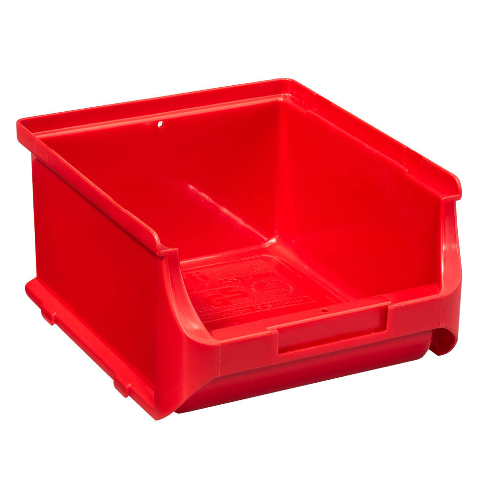 Profi Lagersichtkasten Größe 2B | Rot | 82 | 137 | 160