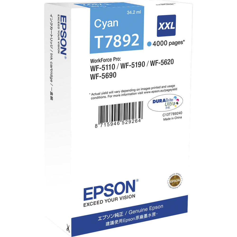 Epson Tintenpatrone C13T789240 79XXL 4.000Seiten