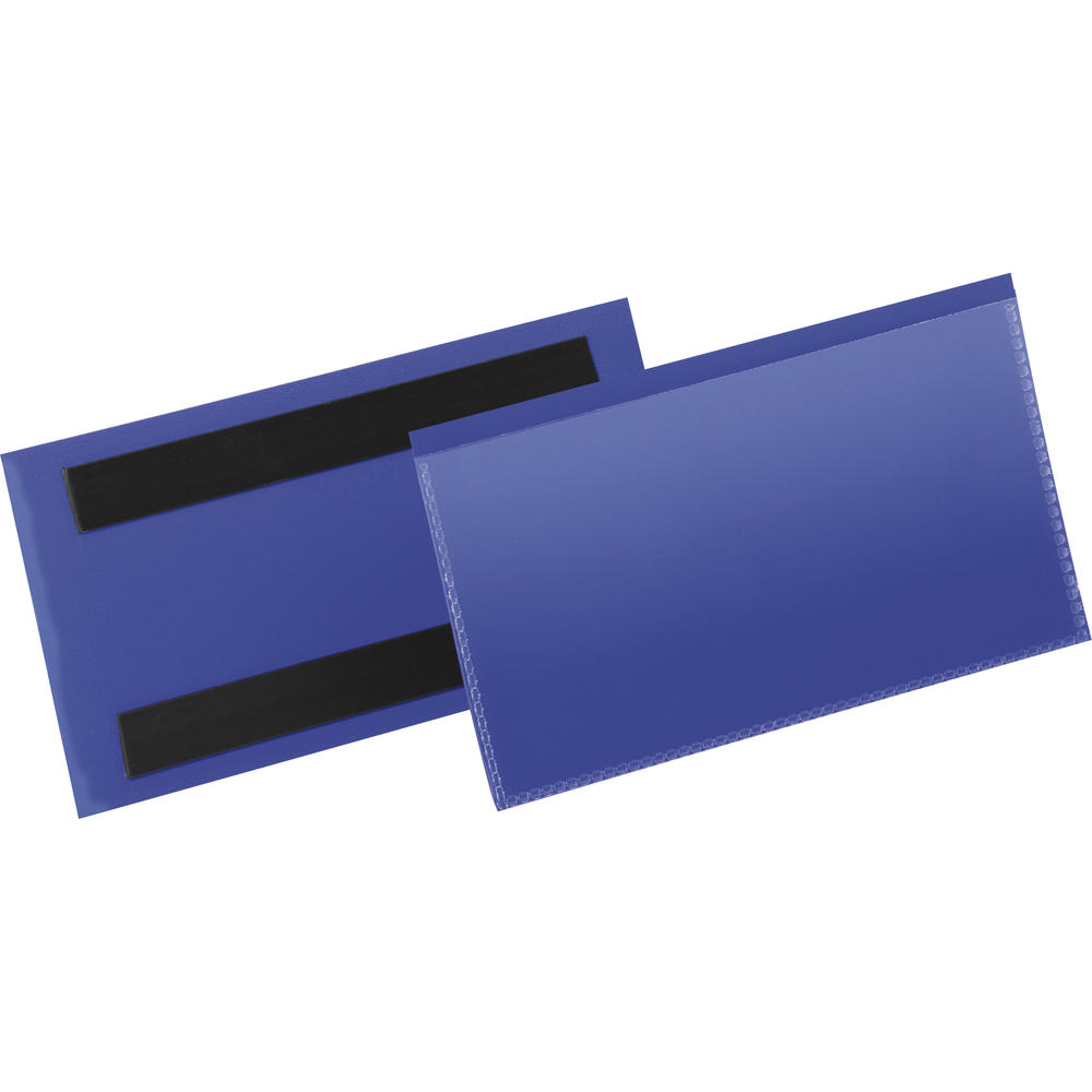 DURABLE Etikettentasche 174207 150x67mm magn. d.bl