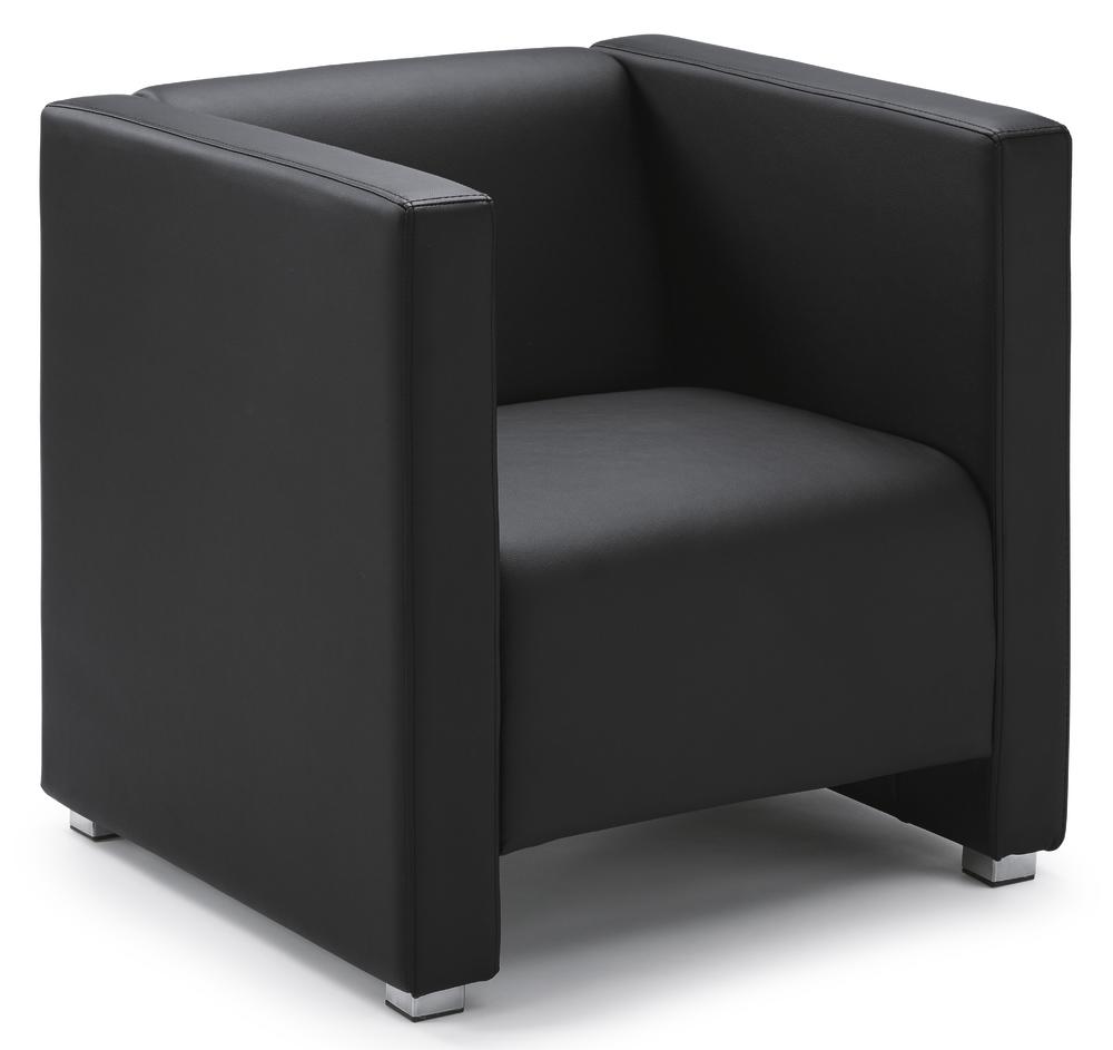 Sessel ZÜRICH | Schwarz | Sessel | Kunstleder