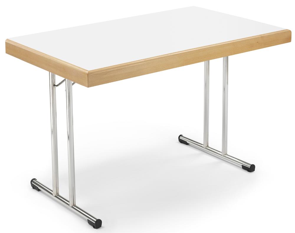Klapptisch mit Randaufdoppelung | Weiß | 1200 | 700