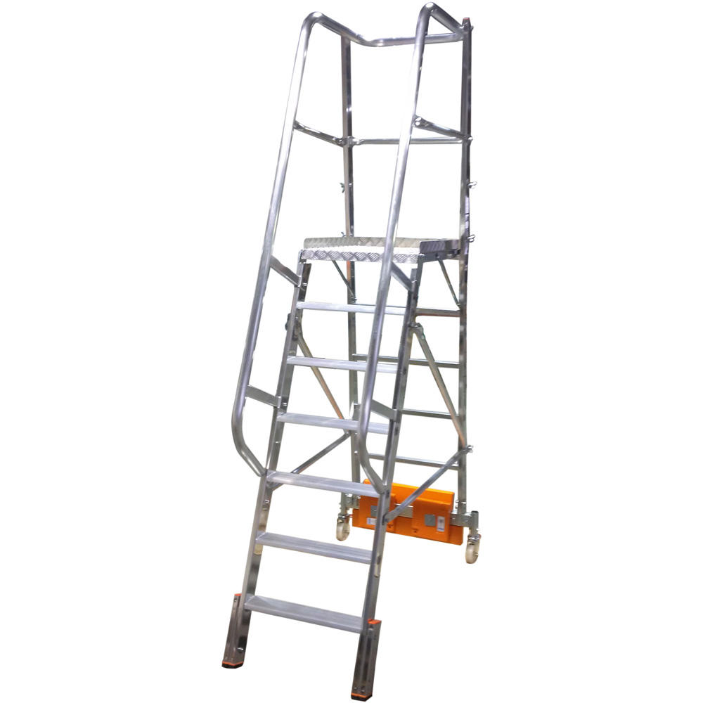 Podestleiter Kompakt Stabilo 7 Stufen | Aufstellfläche Breite max. 0,82 m | 3640