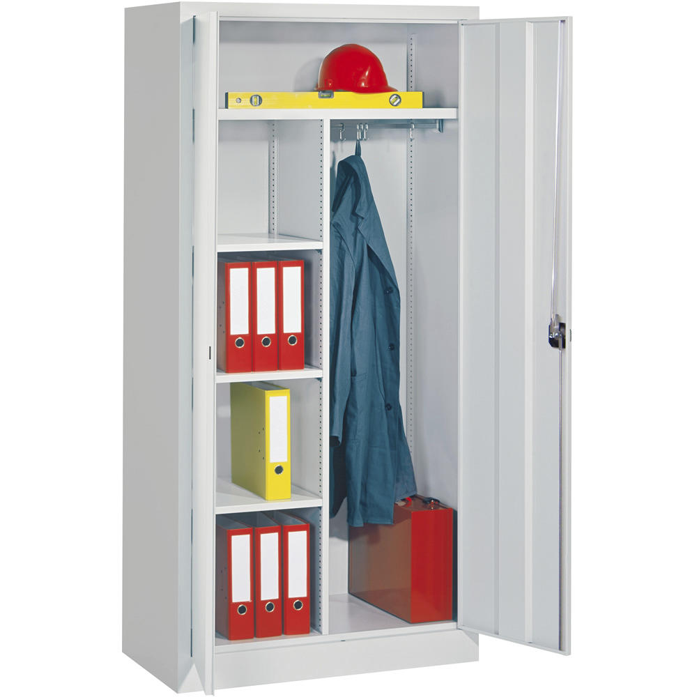 Material-/ Garderobenschrank | Lichtgrau RAL 7035 | 500