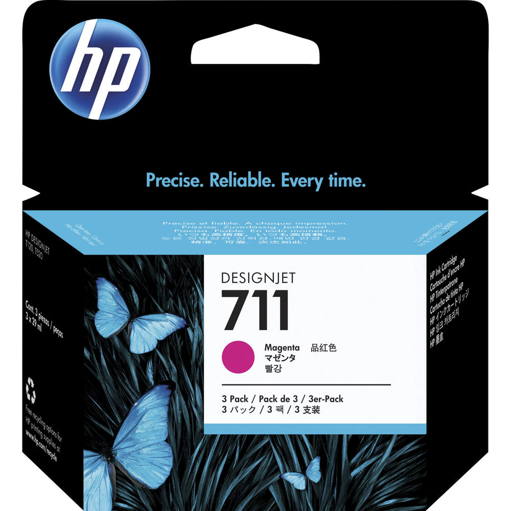 HP Tintenpatrone CZ135A 711 magenta 3x29ml 3