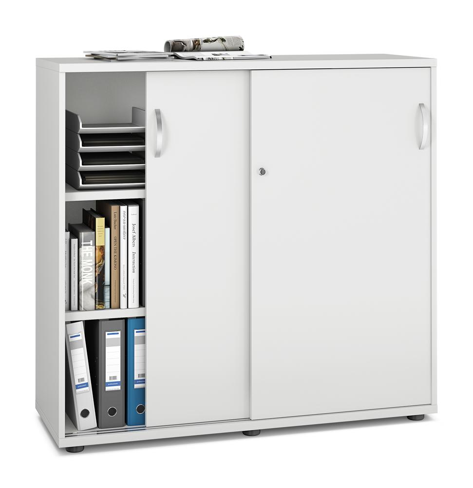 Schiebetürenschrank PROFI MODUL | Weiß | 1200