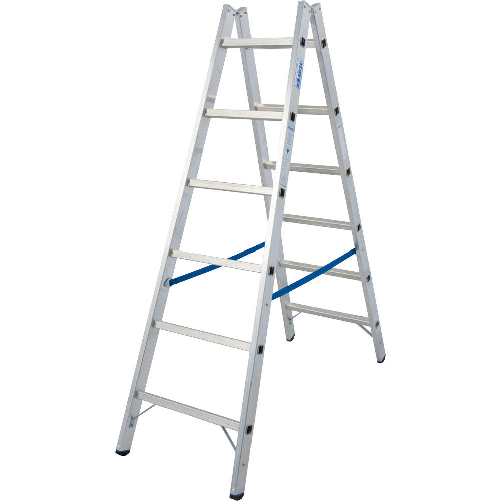 Sprossen-Doppelleiter Stabilo, 2x6 Sprossen | 3030