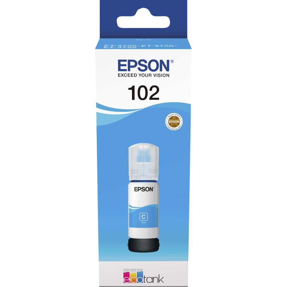Epson Nachfülltinte C13T03R240 102 70ml cyan
