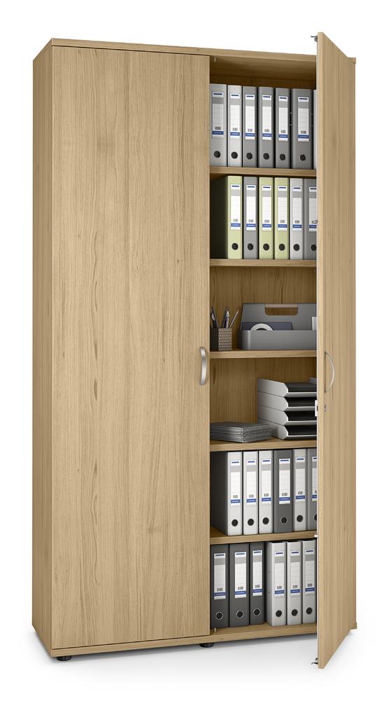 Flügeltürenschrank PROFI MODUL | Eiche hell | 1200 | Türanschlag Mitte | 2250 mm (6 OH)