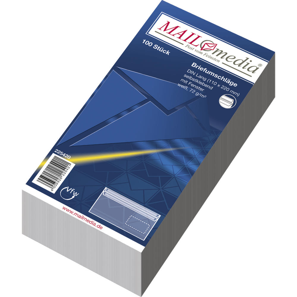 MAILmedia Briefumschlag 30002389 DL sk mF ws 100