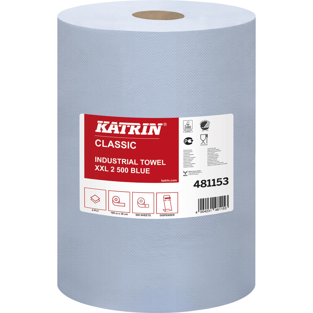 Katrin Putzrolle XXL2 blue 481153 500Blatt 2lg.