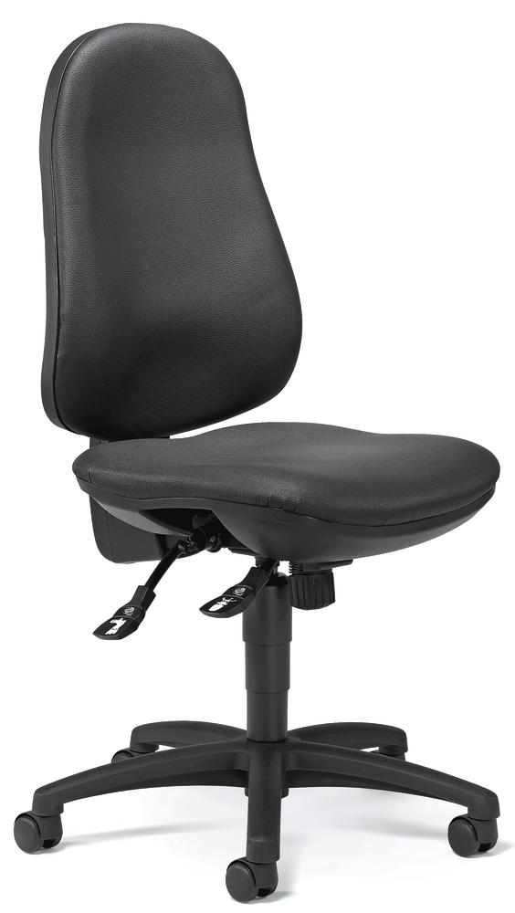 Bürostuhl COMFORT S ohne Armlehnen | Schwarz | Schwarz | ohne Armlehnen (optional)