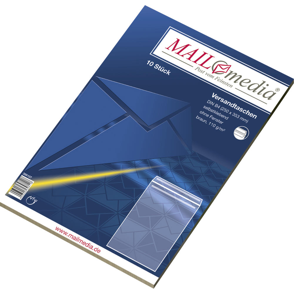 MAILmedia Versandtasche 30002553 B4 sk 110g br 10