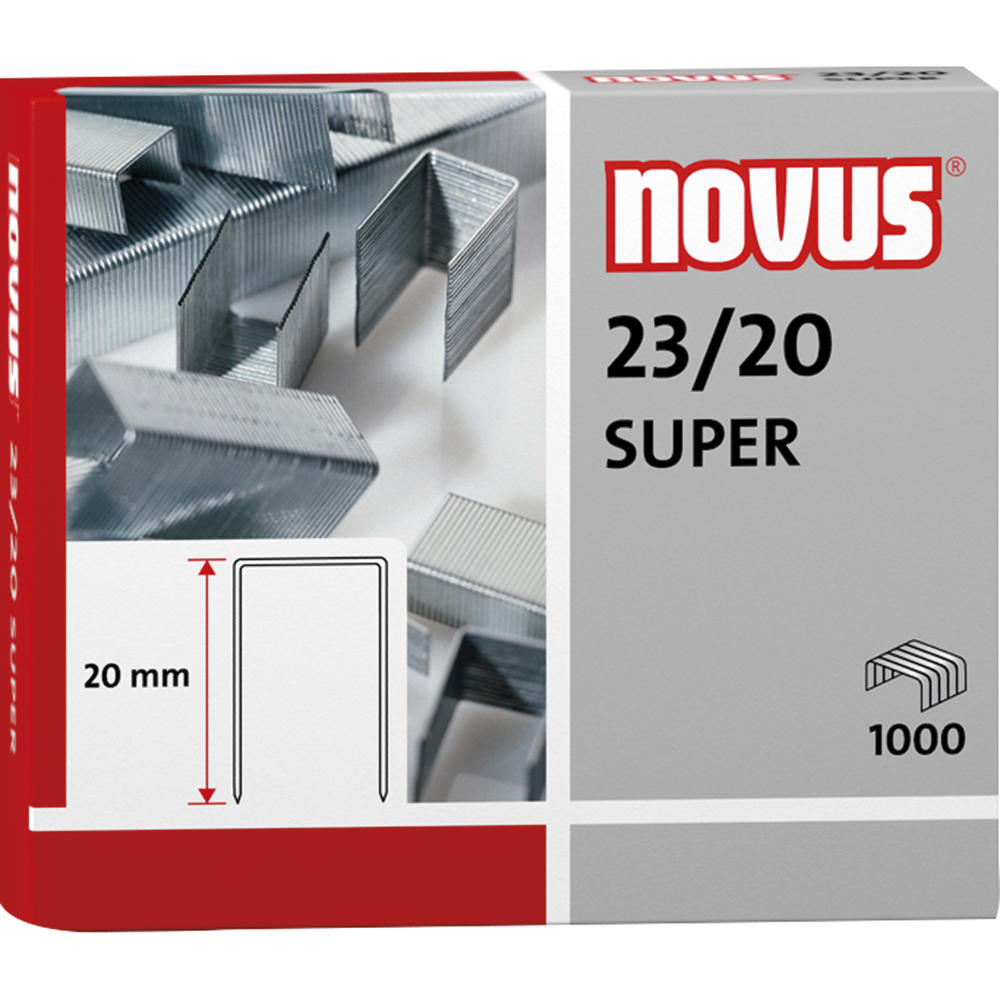 NOVUS Heftklammer 23/20 042-0240 verzinkt 1.000