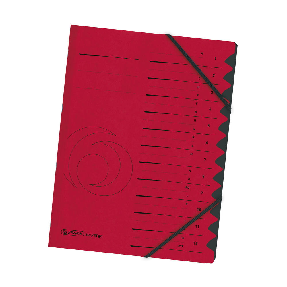Herlitz Ordnungsmappe 10843324 DIN A4 12 Fächer