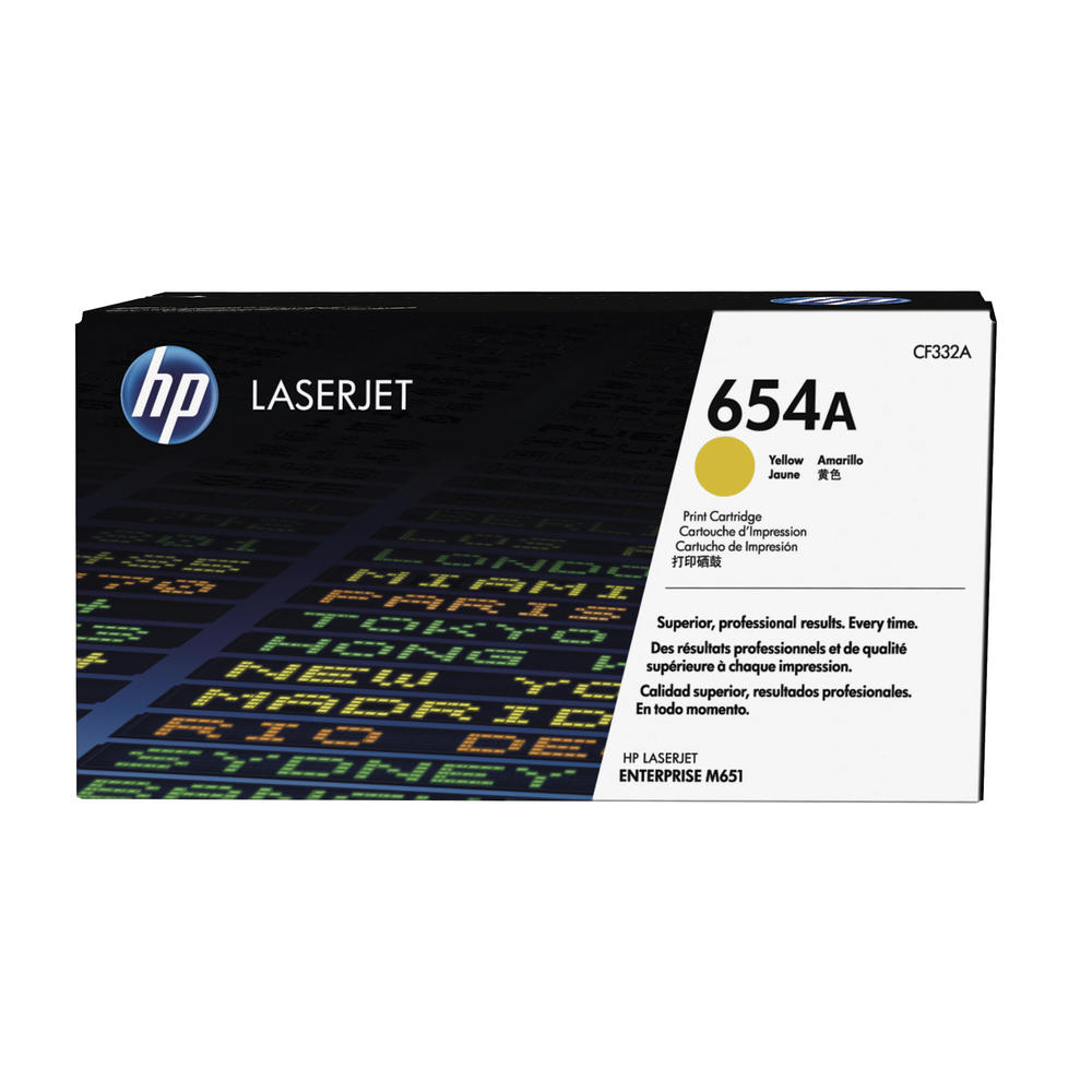 HP Toner CF332A 654A 15.000Seiten gelb