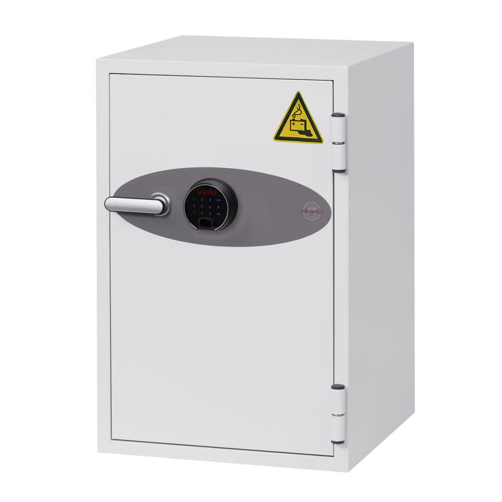 Tresor Battery Fighter, für Li-Ion Akkus | B 520 x H 820 x T 520 mm | Fingerabdruckschloss