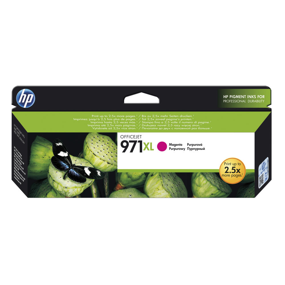 HP Tintenpatrone CN627AE 971XL 6.600Seiten magenta