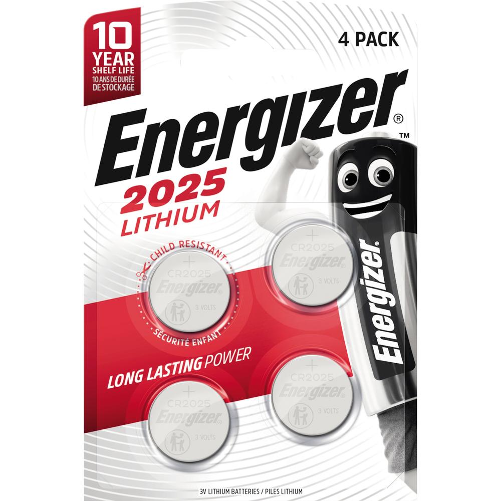 Energizer Knopfzelle E300849104 CR2025 Lithium 4