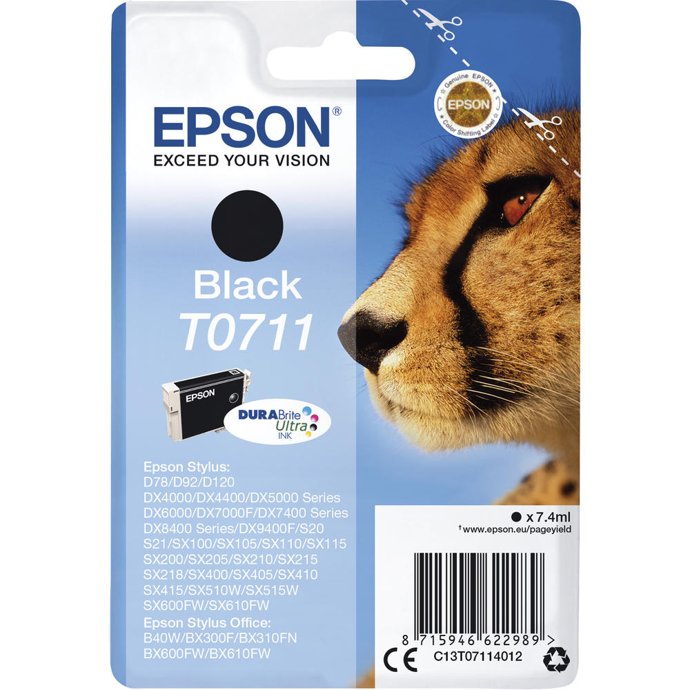 Epson Tintenpatrone C13T07114012 245Seiten 7,4ml