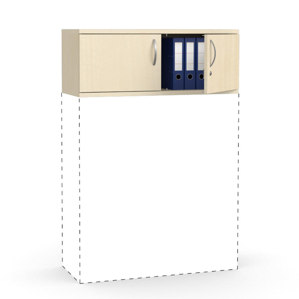 Flügeltüren-Aufsatzschrank PROFI MODUL | Ahorndekor | 1000
