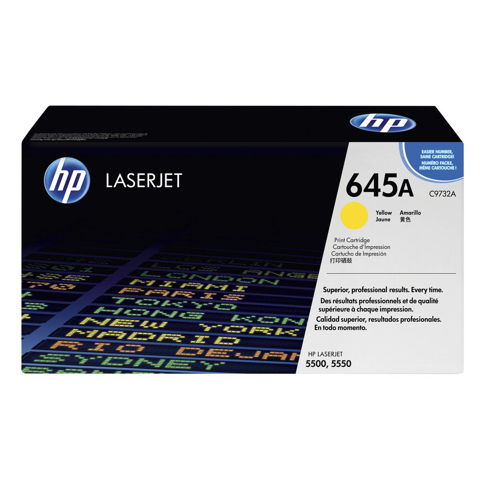HP Toner C9732A 645A 12.000Seiten gelb