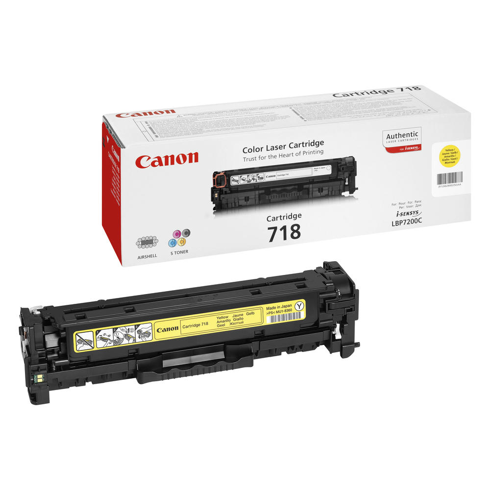Canon Toner 2659B002 718 2.900 Seiten gelb