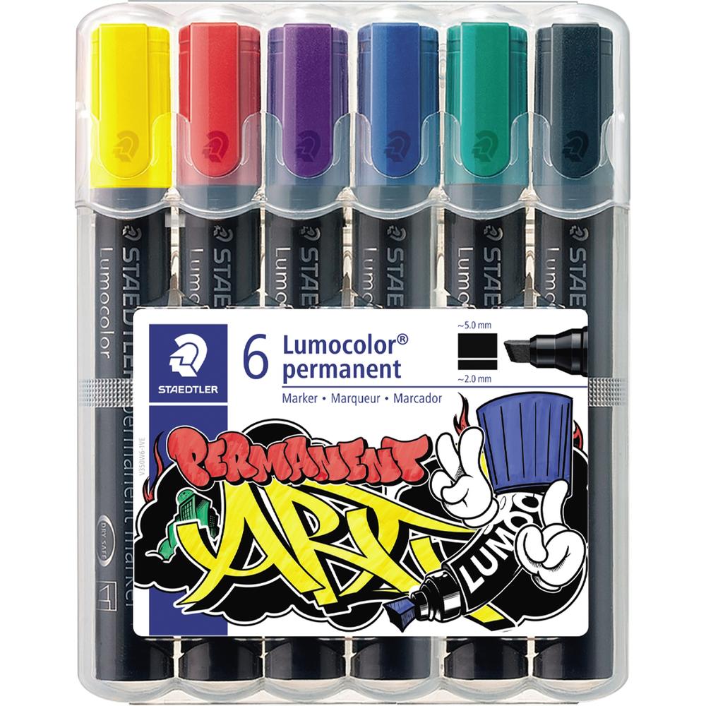 STAEDTLER Marker Lumocolor 350 WP6-1 perm 6