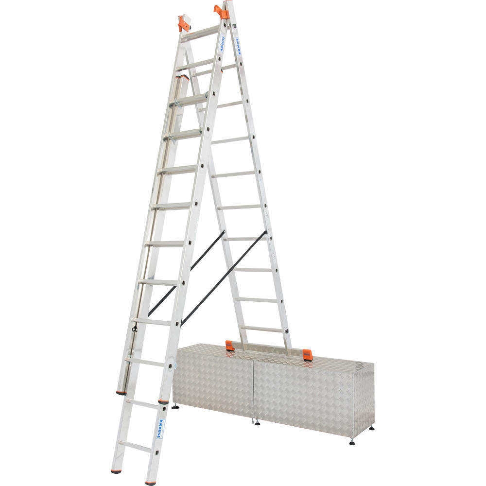 Sprossen-Vielzweckleiter Tribilo Tr. 3x10 Spr. | treppengängig | 7670