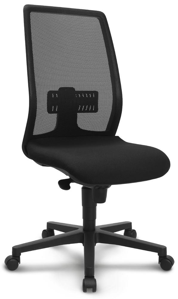 Bürostuhl LIVORNO DV | Schwarz/Schwarz | ohne Kopfstütze