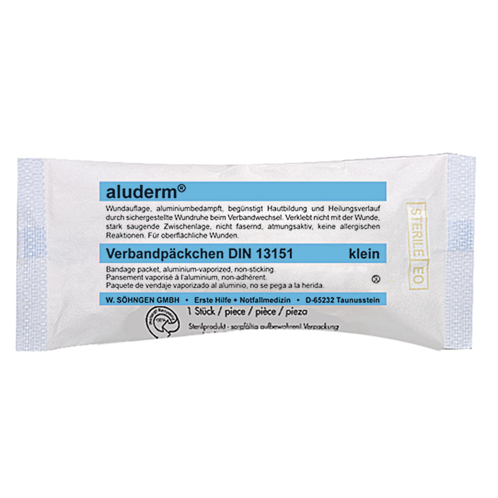 aluderm Verbandpäckchen 1003371 klein 3mx6cm