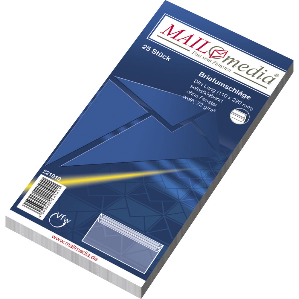 MAILmedia Briefumschlag 30002374 DL sk 70g ws 25