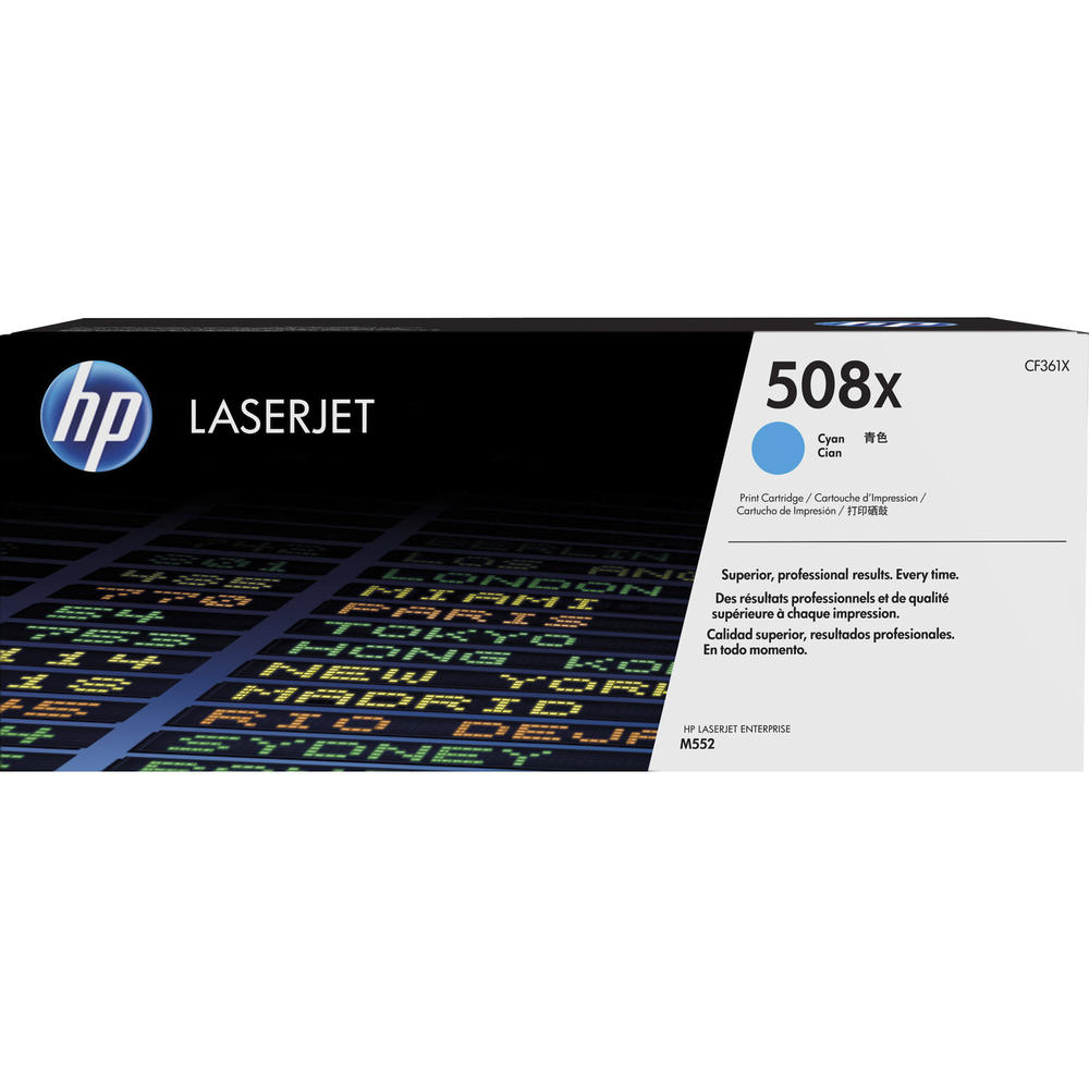 HP Toner CF361X 508X 9.500Seiten cyan
