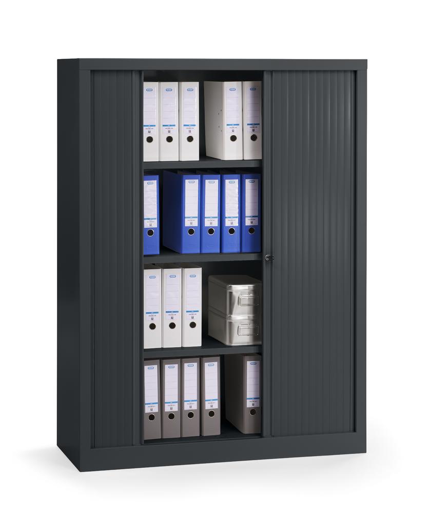 Rollladenschrank | Anthrazitgrau RAL 7016 | 1000 | 1600 mm (4 OH) | 3-Punkt-Schliessung